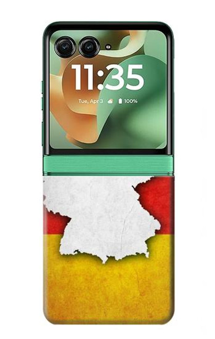 S4055 Germany Flag Hülle Schutzhülle Taschen für Motorola Razr 60, Razr 2025