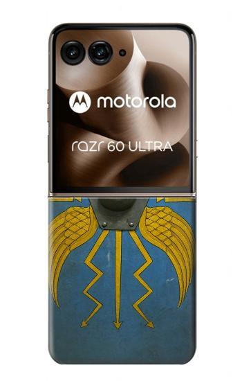 S4052 Blue Roman Shield Hülle Schutzhülle Taschen für Motorola Razr 70 Ultra, 60 Ultra, 50 Ultra, Ultra 2026, Ultra 2025
