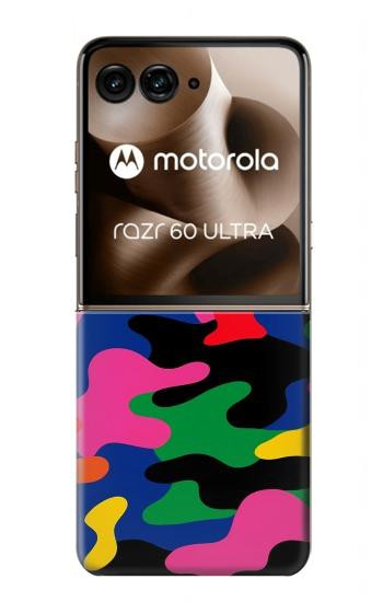 S4072 Colorful Camouflage Hülle Schutzhülle Taschen für Motorola Razr 70 Ultra, 60 Ultra, 50 Ultra, Ultra 2026, Ultra 2025