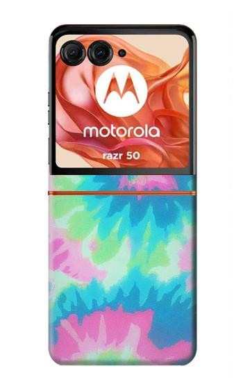 S4033 Pastel Color Tie Dye Hülle Schutzhülle Taschen für Motorola Razr 70,60,50, Razr (2026, 2025, 2024)