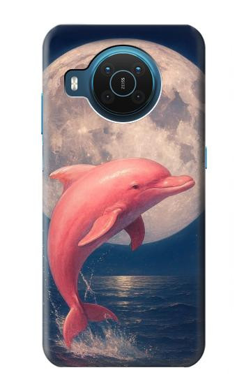 S4045 Dolphin Moon Night Hülle Schutzhülle Taschen für Nokia X20