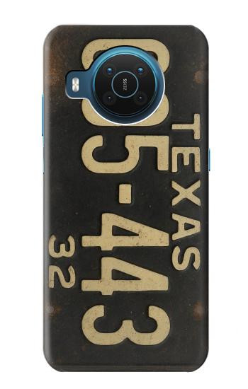 S4061 Vintage Texas Car License Plate Hülle Schutzhülle Taschen für Nokia X20