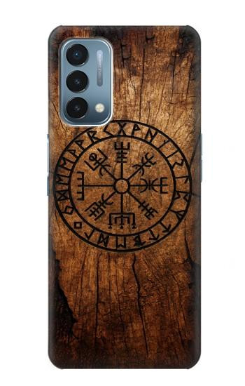 S4036 Viking Vegvisir Compass Wood Hülle Schutzhülle Taschen für OnePlus Nord N200 5G