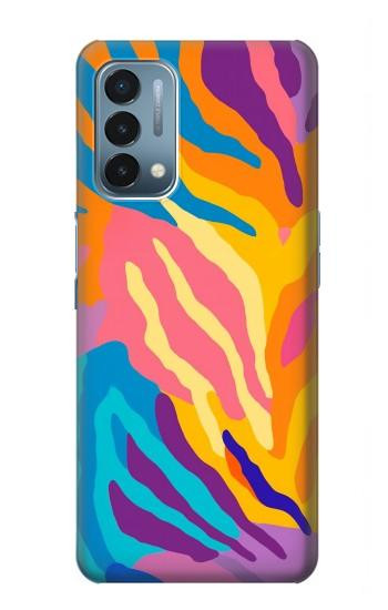 S4037 Colorful Zebra Pattern Hülle Schutzhülle Taschen für OnePlus Nord N200 5G