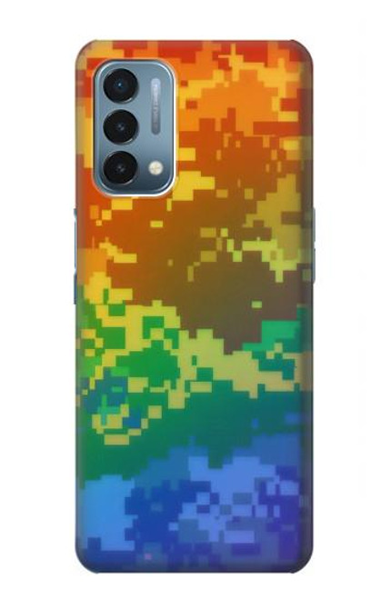S4047 LGBTQ Camouflage Hülle Schutzhülle Taschen für OnePlus Nord N200 5G