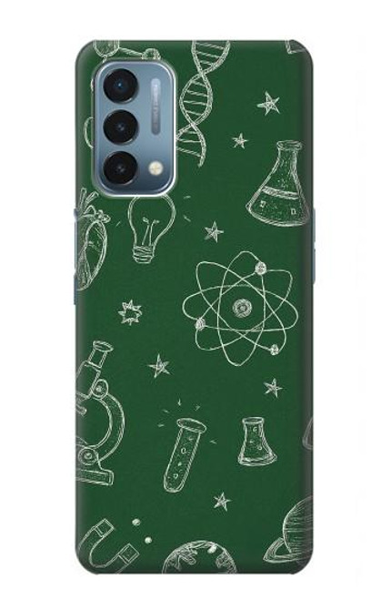 S4059 Science Chalkboard Graphic Hülle Schutzhülle Taschen für OnePlus Nord N200 5G
