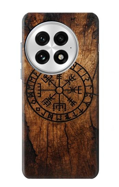 S4036 Viking Vegvisir Compass Wood Hülle Schutzhülle Taschen für OnePlus 13