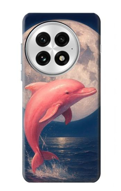 S4045 Dolphin Moon Night Hülle Schutzhülle Taschen für OnePlus 13