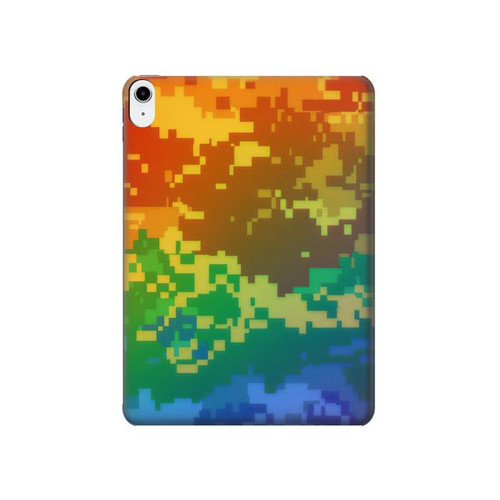 S4047 LGBTQ Camouflage Hülle Schutzhülle Taschen für iPad 10.9 (2025,2022)