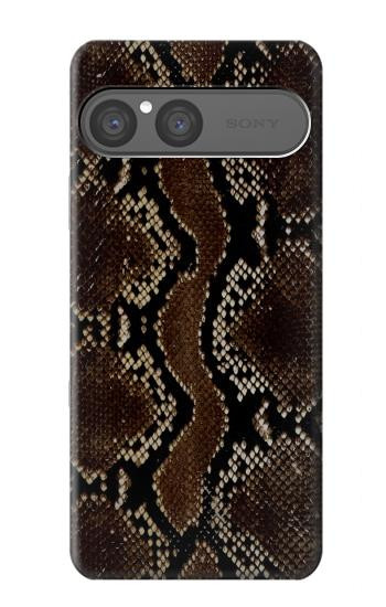 S0553 Snake Skin Hülle Schutzhülle Taschen für Sony Xperia 10 VII