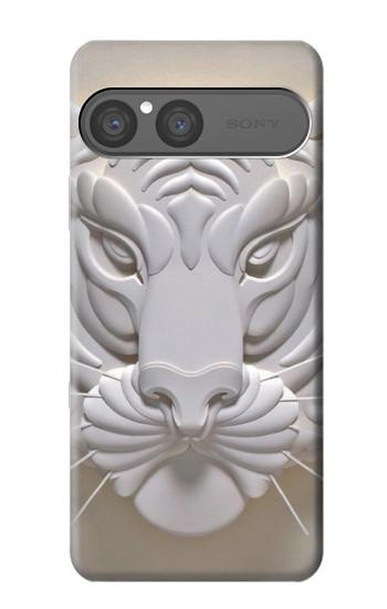 S0574 Tiger Carving Hülle Schutzhülle Taschen für Sony Xperia 10 VII