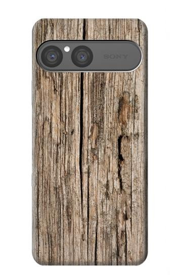 S0600 Wood Graphic Printed Hülle Schutzhülle Taschen für Sony Xperia 10 VII, 10 VIII