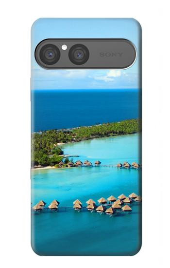 S0844 Bora Bora Island Hülle Schutzhülle Taschen für Sony Xperia 10 VII