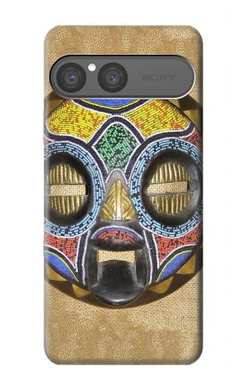 S0965 African Baluba Mask Hülle Schutzhülle Taschen für Sony Xperia 10 VII