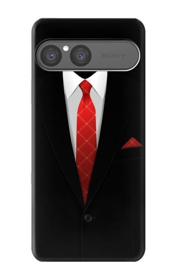 S1805 Black Suit Hülle Schutzhülle Taschen für Sony Xperia 10 VII, 10 VIII