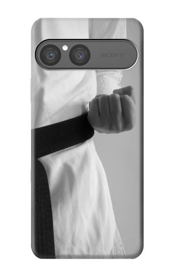 S1931 Black Belt Karate Hülle Schutzhülle Taschen für Sony Xperia 10 VII