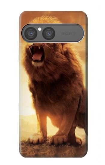 S1957 Lion Aslan Hülle Schutzhülle Taschen für Sony Xperia 10 VII
