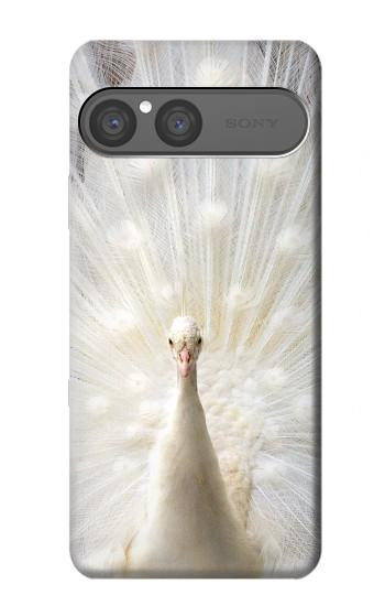 S1980 White Peacock Hülle Schutzhülle Taschen für Sony Xperia 10 VII, 10 VIII