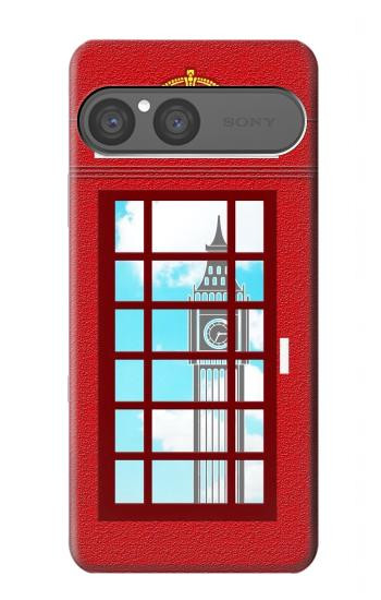 S2059 England British Telephone Box Minimalist Hülle Schutzhülle Taschen für Sony Xperia 10 VII