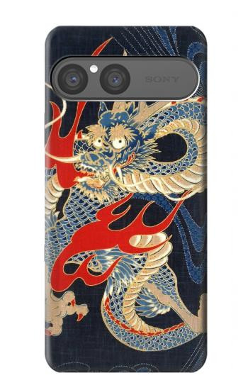 S2073 Japan Dragon Art Hülle Schutzhülle Taschen für Sony Xperia 10 VII