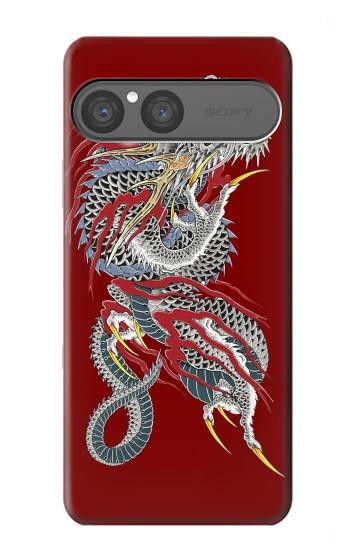 S2104 Yakuza Dragon Tattoo Hülle Schutzhülle Taschen für Sony Xperia 10 VII