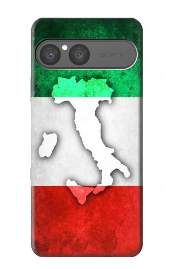 S2338 Italy Flag Hülle Schutzhülle Taschen für Sony Xperia 10 VII