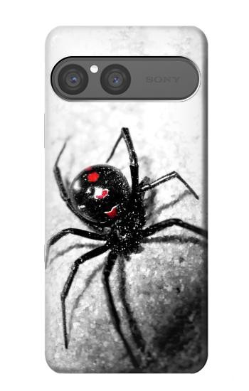 S2386 Black Widow Spider Hülle Schutzhülle Taschen für Sony Xperia 10 VII