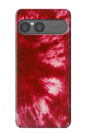 S2480 Tie Dye Red Hülle Schutzhülle Taschen für Sony Xperia 10 VII