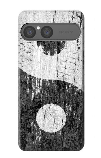 S2489 Yin Yang Wood Graphic Printed Hülle Schutzhülle Taschen für Sony Xperia 10 VII