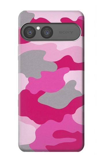 S2525 Pink Camo Camouflage Hülle Schutzhülle Taschen für Sony Xperia 10 VII