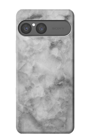 S2845 Gray Marble Texture Hülle Schutzhülle Taschen für Sony Xperia 10 VII