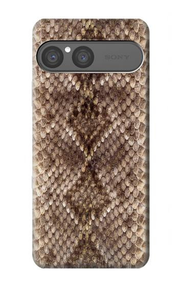 S2875 Rattle Snake Skin Graphic Printed Hülle Schutzhülle Taschen für Sony Xperia 10 VII