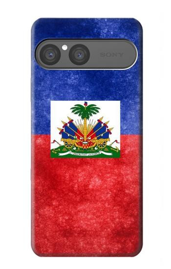 S3022 Haiti Flag Hülle Schutzhülle Taschen für Sony Xperia 10 VII, 10 VIII