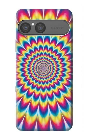 S3162 Colorful Psychedelic Hülle Schutzhülle Taschen für Sony Xperia 10 VII, 10 VIII