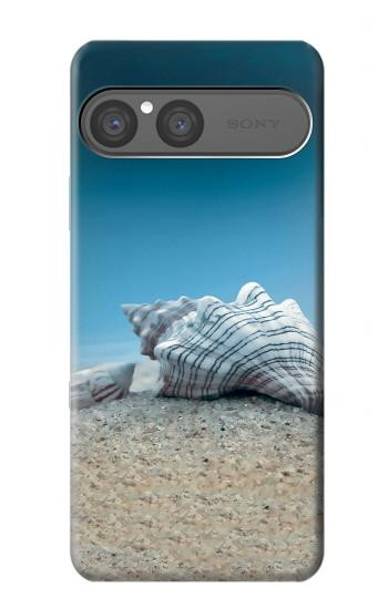 S3213 Sea Shells Under the Sea Hülle Schutzhülle Taschen für Sony Xperia 10 VII