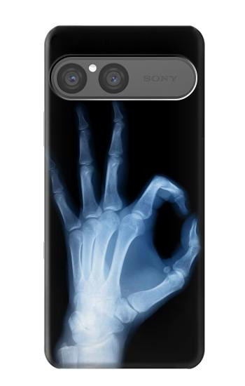 S3239 X-Ray Hand Sign OK Hülle Schutzhülle Taschen für Sony Xperia 10 VII