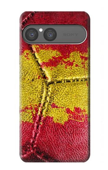 S3315 Spain Flag Vintage Football Graphic Hülle Schutzhülle Taschen für Sony Xperia 10 VII, 10 VIII