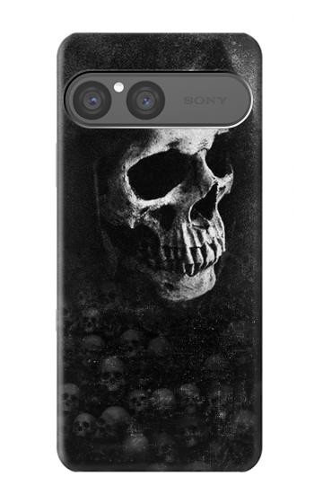 S3333 Death Skull Grim Reaper Hülle Schutzhülle Taschen für Sony Xperia 10 VII, 10 VIII