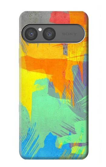 S3423 Brush Stroke Hülle Schutzhülle Taschen für Sony Xperia 10 VII, 10 VIII
