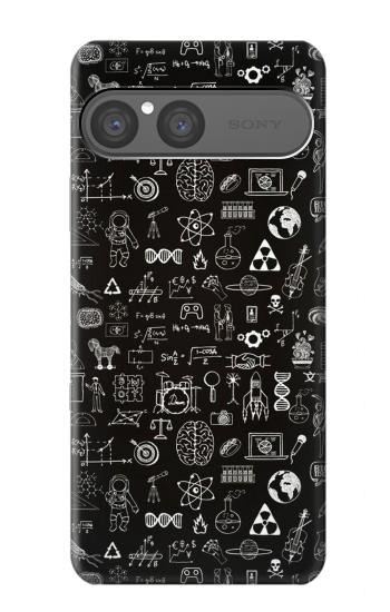 S3426 Blackboard Science Hülle Schutzhülle Taschen für Sony Xperia 10 VII, 10 VIII