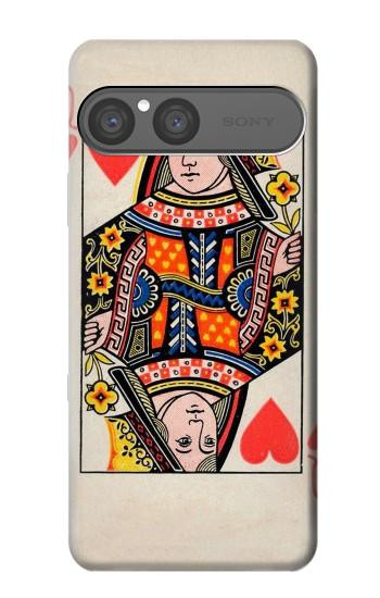 S3429 Queen Hearts Card Hülle Schutzhülle Taschen für Sony Xperia 10 VII