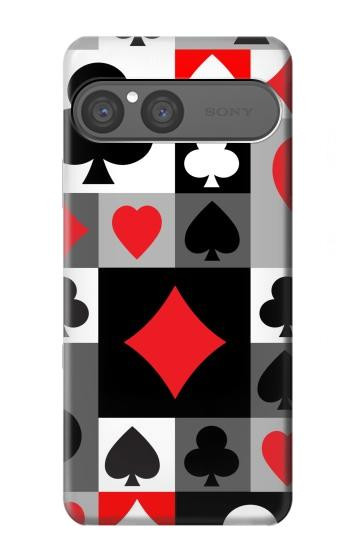 S3463 Poker Card Suit Hülle Schutzhülle Taschen für Sony Xperia 10 VII