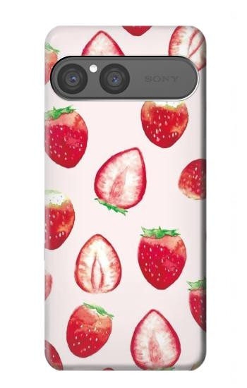 S3481 Strawberry Hülle Schutzhülle Taschen für Sony Xperia 10 VII