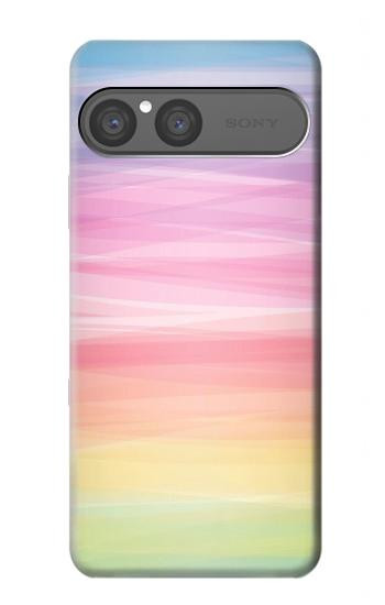 S3507 Colorful Rainbow Pastel Hülle Schutzhülle Taschen für Sony Xperia 10 VII