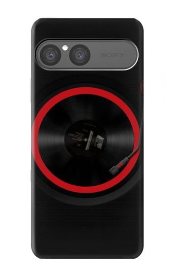 S3531 Spinning Record Player Hülle Schutzhülle Taschen für Sony Xperia 10 VII