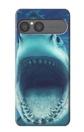 S3548 Tiger Shark Hülle Schutzhülle Taschen für Sony Xperia 10 VII, 10 VIII