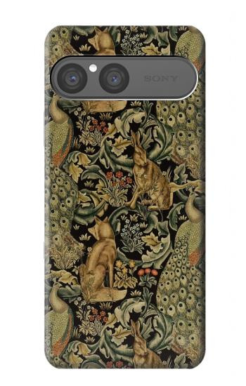 S3661 William Morris Forest Velvet Hülle Schutzhülle Taschen für Sony Xperia 10 VII