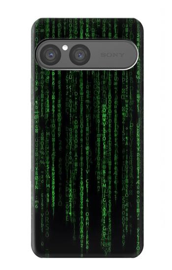 S3668 Binary Code Hülle Schutzhülle Taschen für Sony Xperia 10 VII