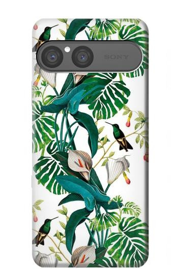 S3697 Leaf Life Birds Hülle Schutzhülle Taschen für Sony Xperia 10 VII