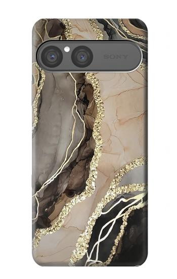S3700 Marble Gold Graphic Printed Hülle Schutzhülle Taschen für Sony Xperia 10 VII